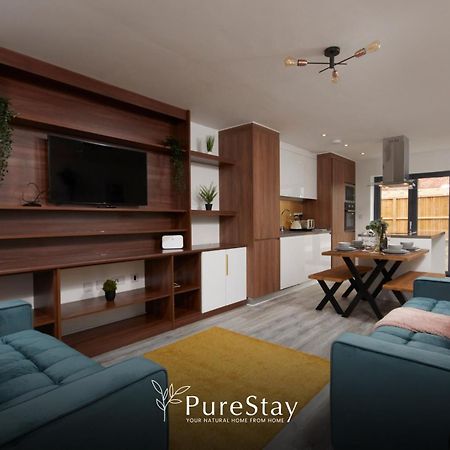 Stunning 5 Bed Manchester House With Parking By Purestay Short Lets & Serviced Accommodation Exteriör bild